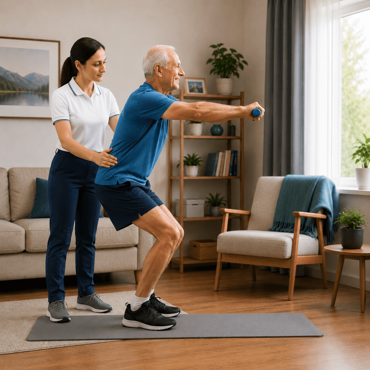 Home Visit Physiotherapy being delivered at the PhysiPro clinic