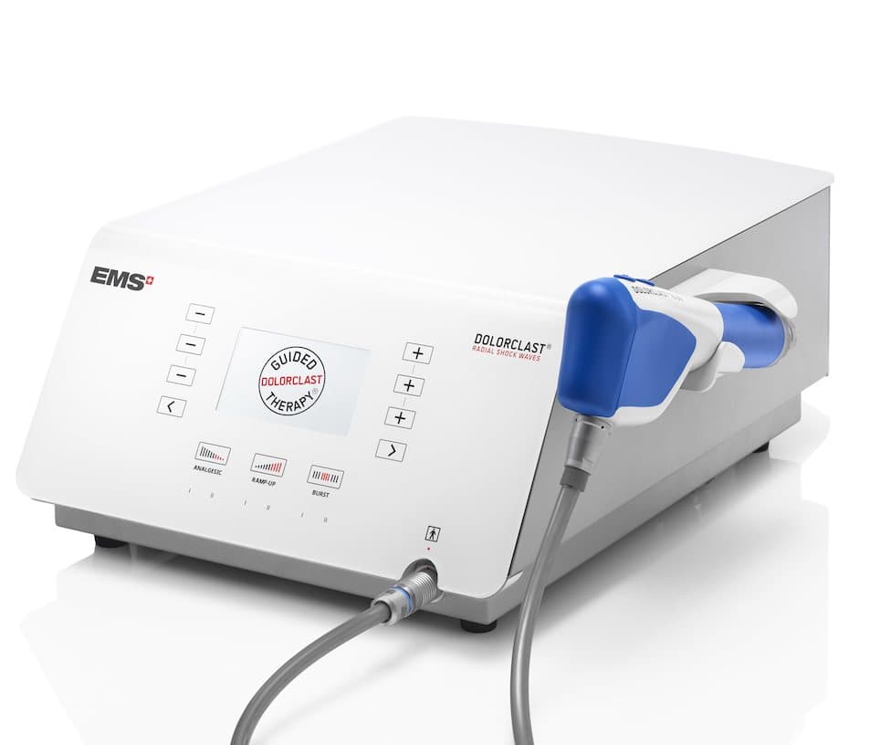 Shockwave Therapy being delivered at the PhysiPro clinic